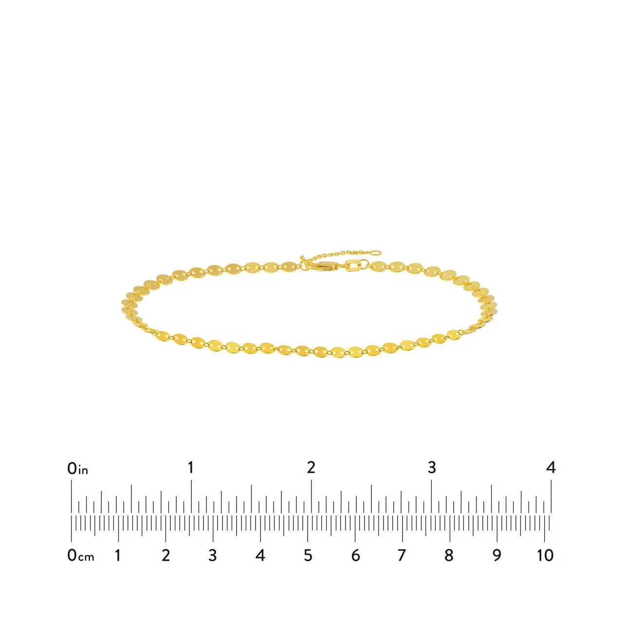 14K Gold Mariner Anklet