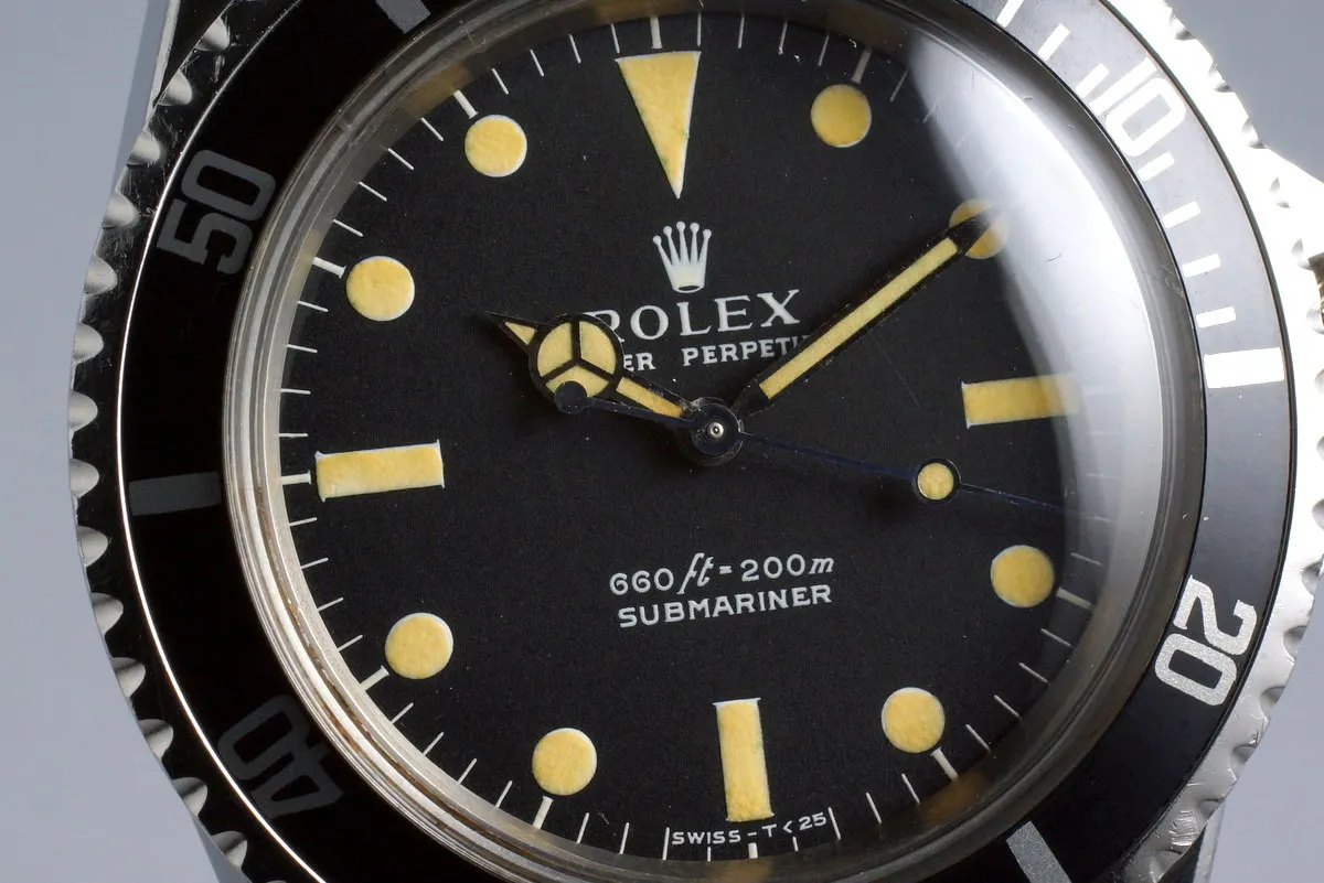 1973 Rolex Submariner 5513 Serif Dial