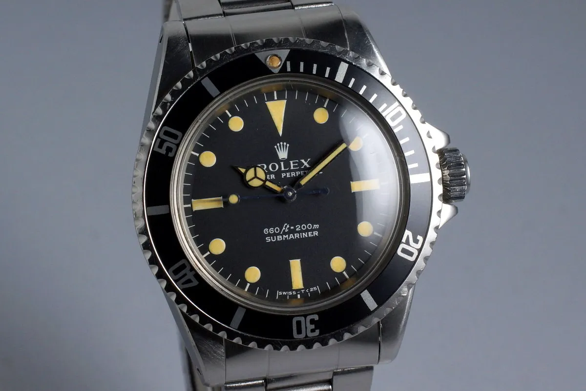 1973 Rolex Submariner 5513 Serif Dial