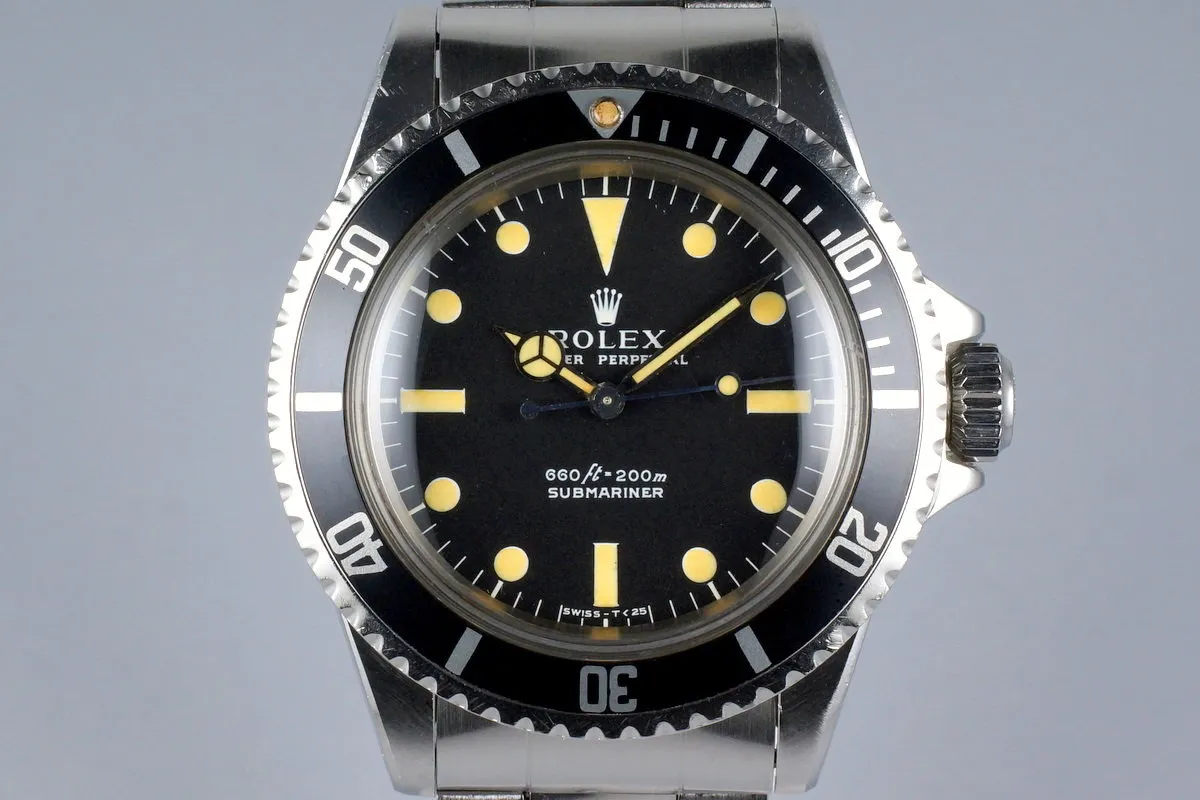 1973 Rolex Submariner 5513 Serif Dial