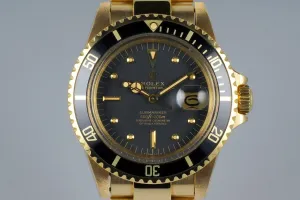 1978 YG Rolex Submariner 1680 Black Nipple Dial