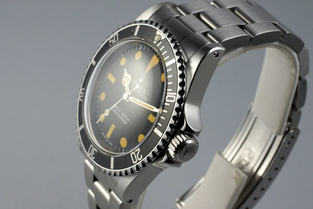 1979 Rolex Submariner 5513 Mark I Maxi Dial