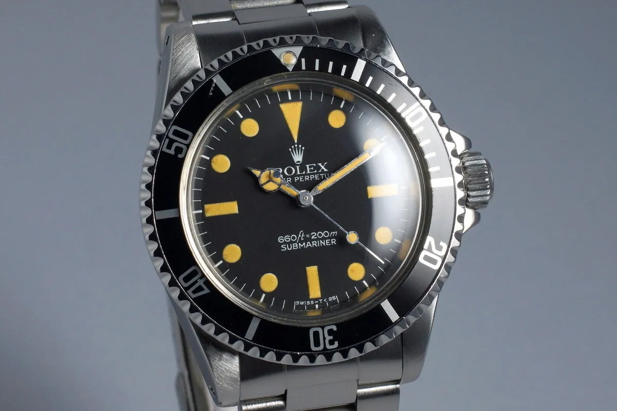 1979 Rolex Submariner 5513 Mark I Maxi Dial