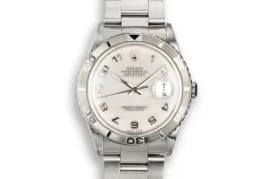 2002 Rolex DateJust Turn-O-Graph "Thunderbird" with Mother of Pearl Arabic Dial