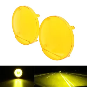 (2pcs/set) 7 Inch Round LED Driving Light Amber Cover Light Shield Cover