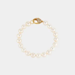 8MM GENUINE FRESHWATER PEARL LINE BRACELET