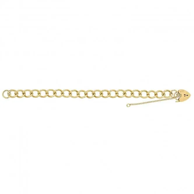 9ct Yellow Gold Ladies Charm Bracelet BR108