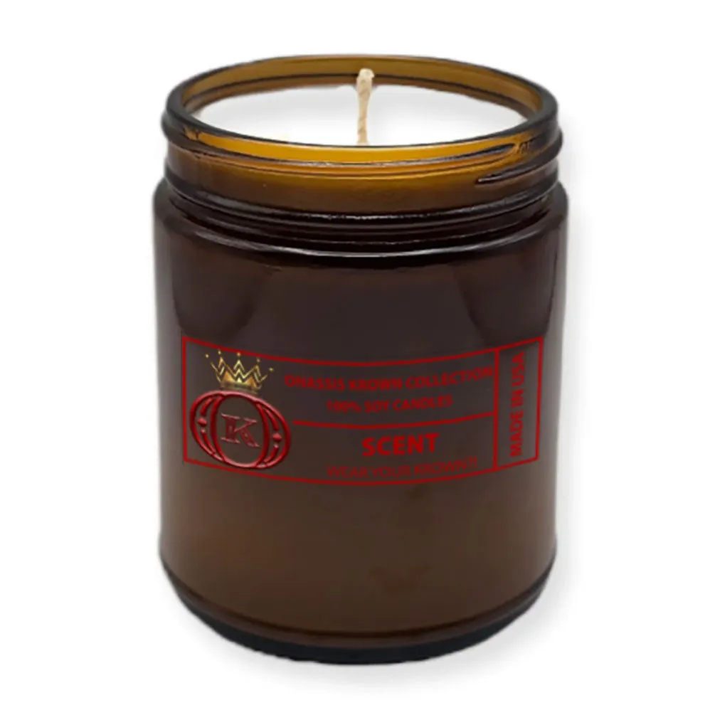 Amber Jar 8oz Soy Candle