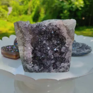 Amethyst Geode Free Form, Cut Base (#8)