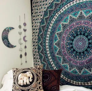 Amethyst Mandala Tapestry