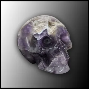 Amethyst Skull