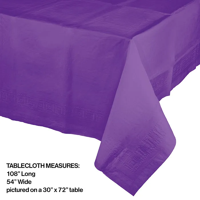 Amethyst Tablecover 54"X 108" Polylined Tissue