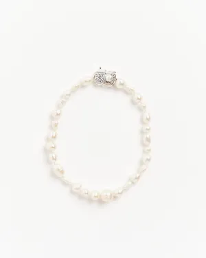 Antique Pearl Bracelet in Sterling Silver