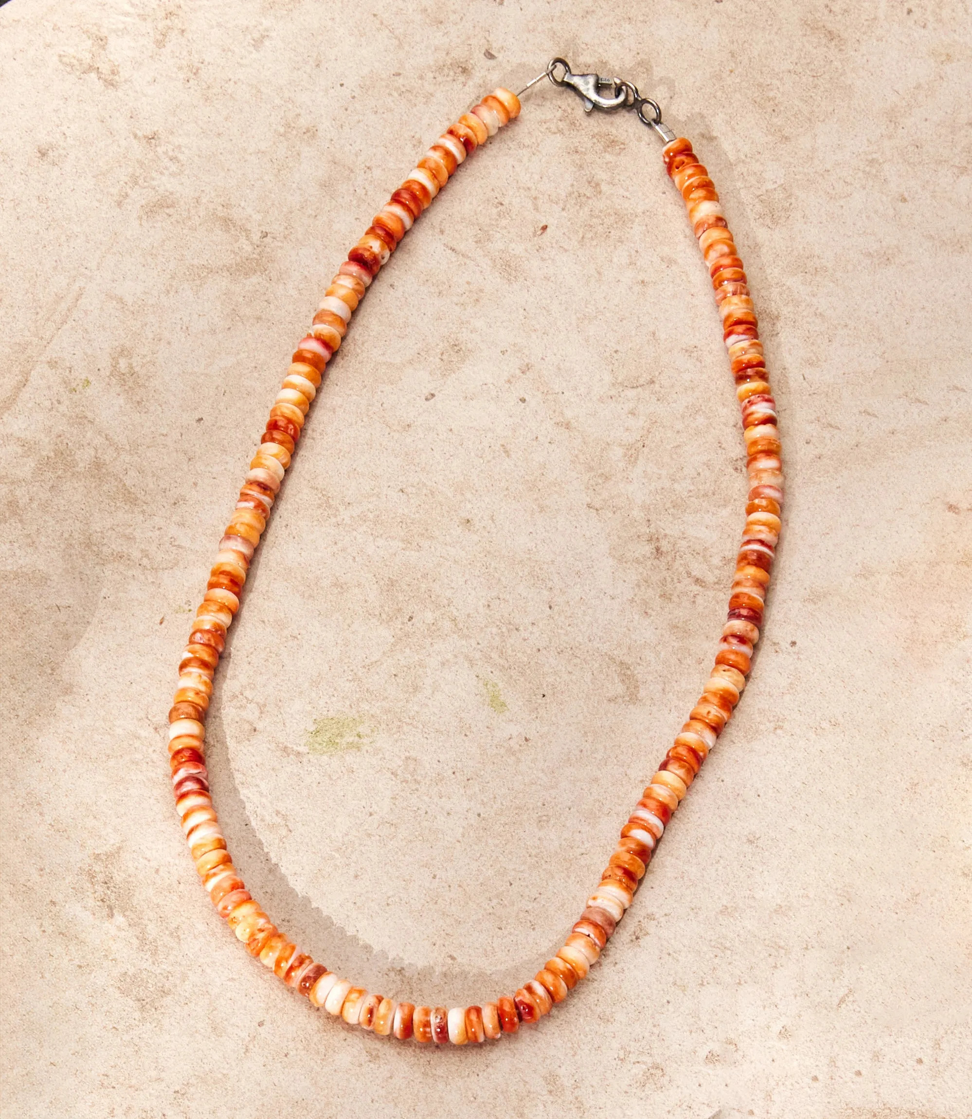 Beaded Spiny Oyster Necklace