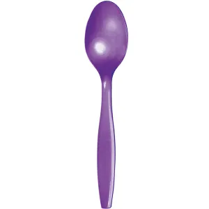 Bulk Amethyst Purple Plastic Spoons (288 per Case)