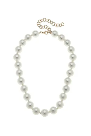 Canvas Eleanor Beaded Pearl Necklace