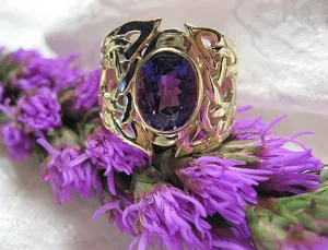 Celtic Amethyst Ring