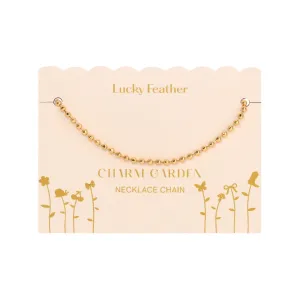 Charm Garden Gold Chain Necklace