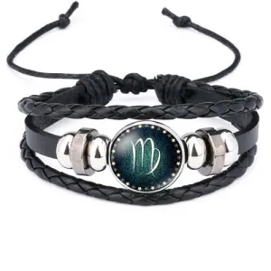 Classy Men Virgo Zodiac Bracelet