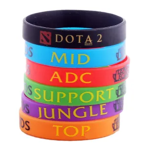 Colorful LOL League silicon bracelet