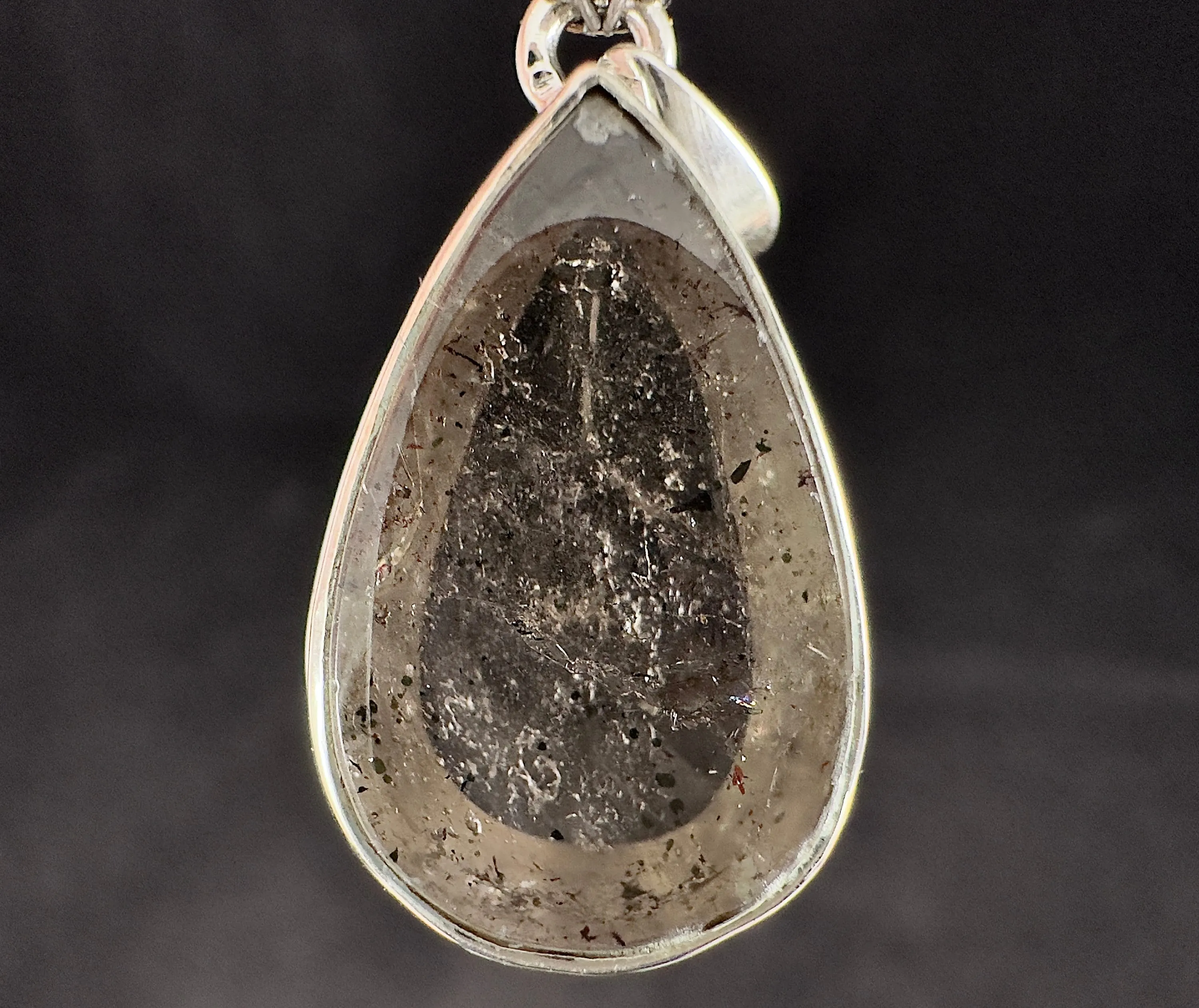 COVELLITE Pink Fire Quartz Crystal Pendant - Fine Jewelry, Healing Crystals and Stones, 54284