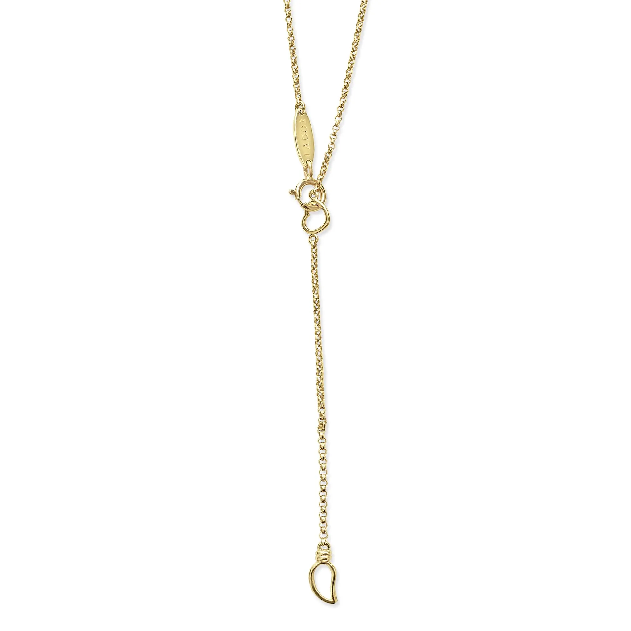 Covet 18K Gold Diamond Pendant Necklace