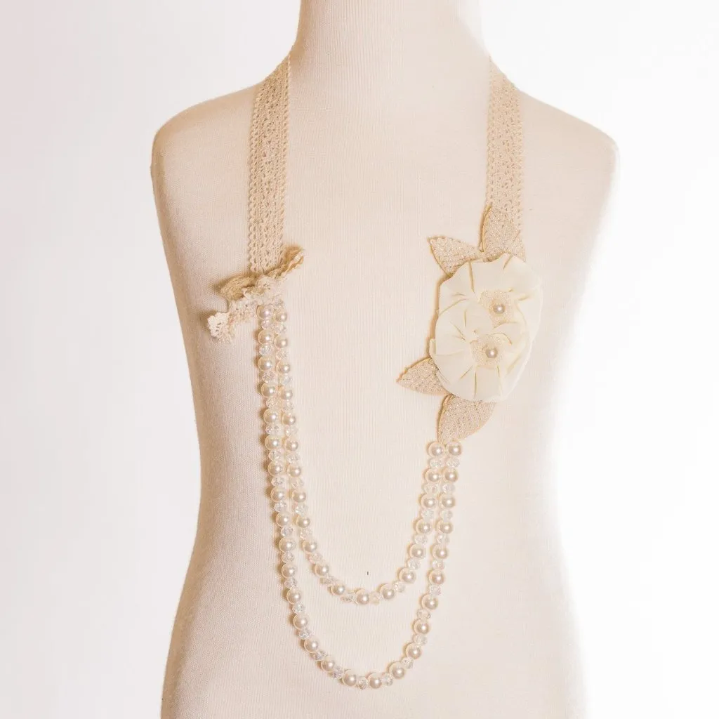 Double Rose Necklace (Click for colors)