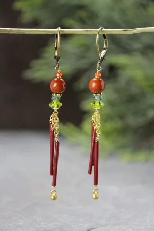 Elegant Vintage Bead Earrings