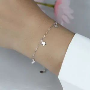 Five-Pointed Star Anklet Bracelet Cute Star Simple Jewelry