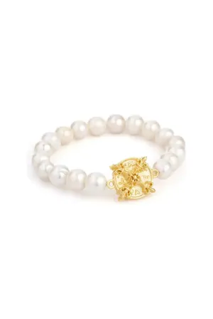 French Kande Bracelet The Lottie Bracelet | MS784-X Pearl