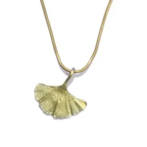 Ginkgo Drop Necklace