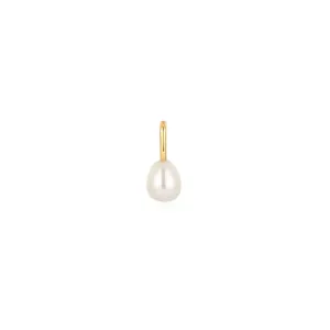 Gold Pearl Charm