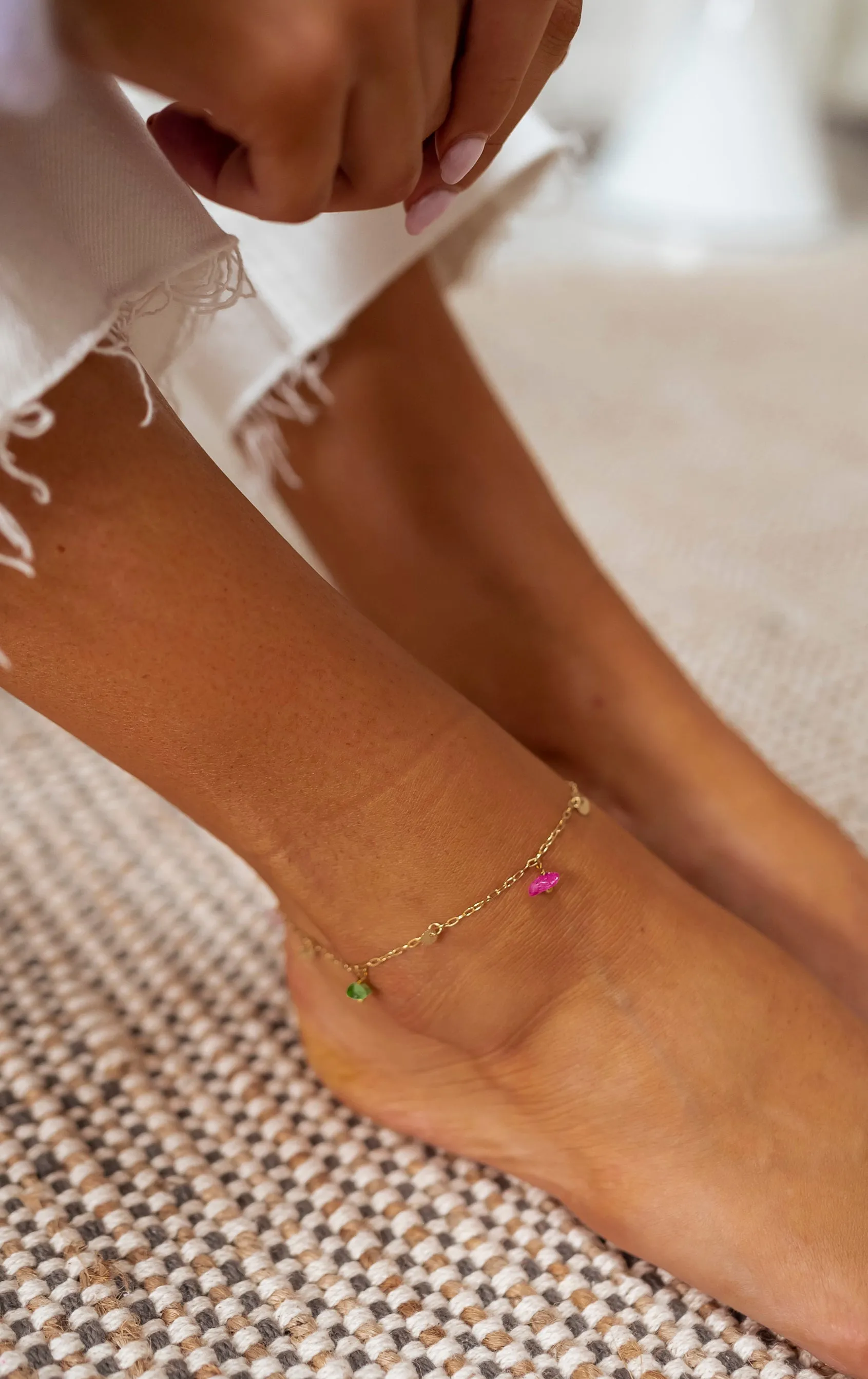 Golden Delta Anklet