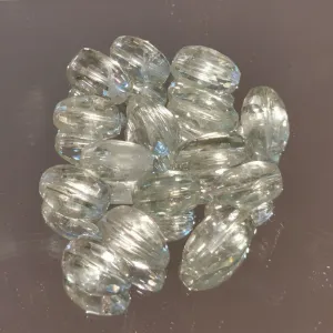 Green Amethyst AA Faceted Nugget Beads (per bead)