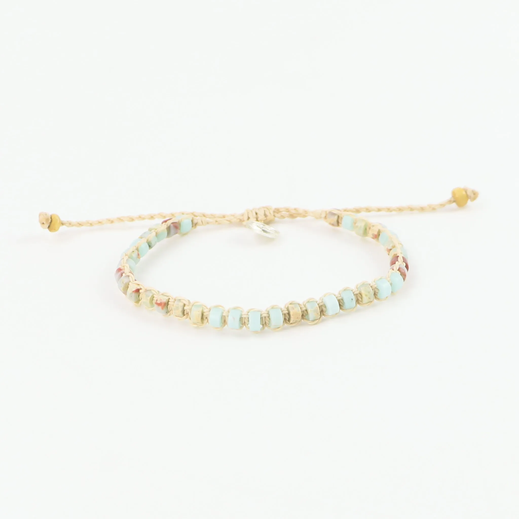 Haleakalā Stone Beaded Anklet