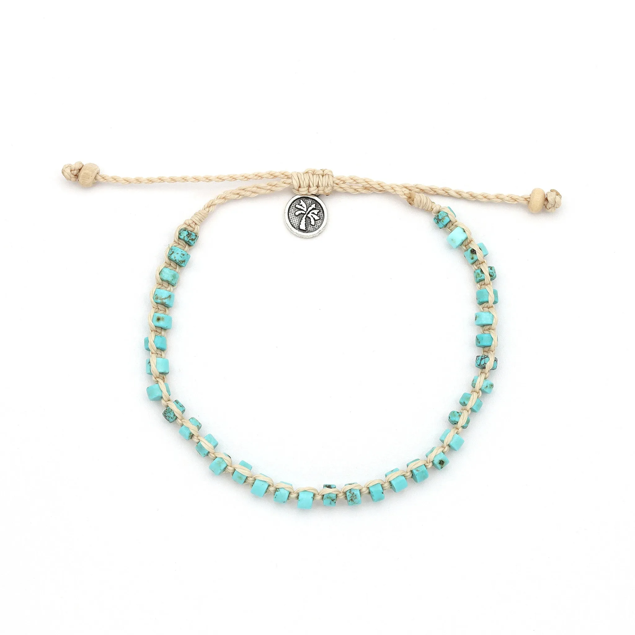 Haleakalā Stone Beaded Anklet