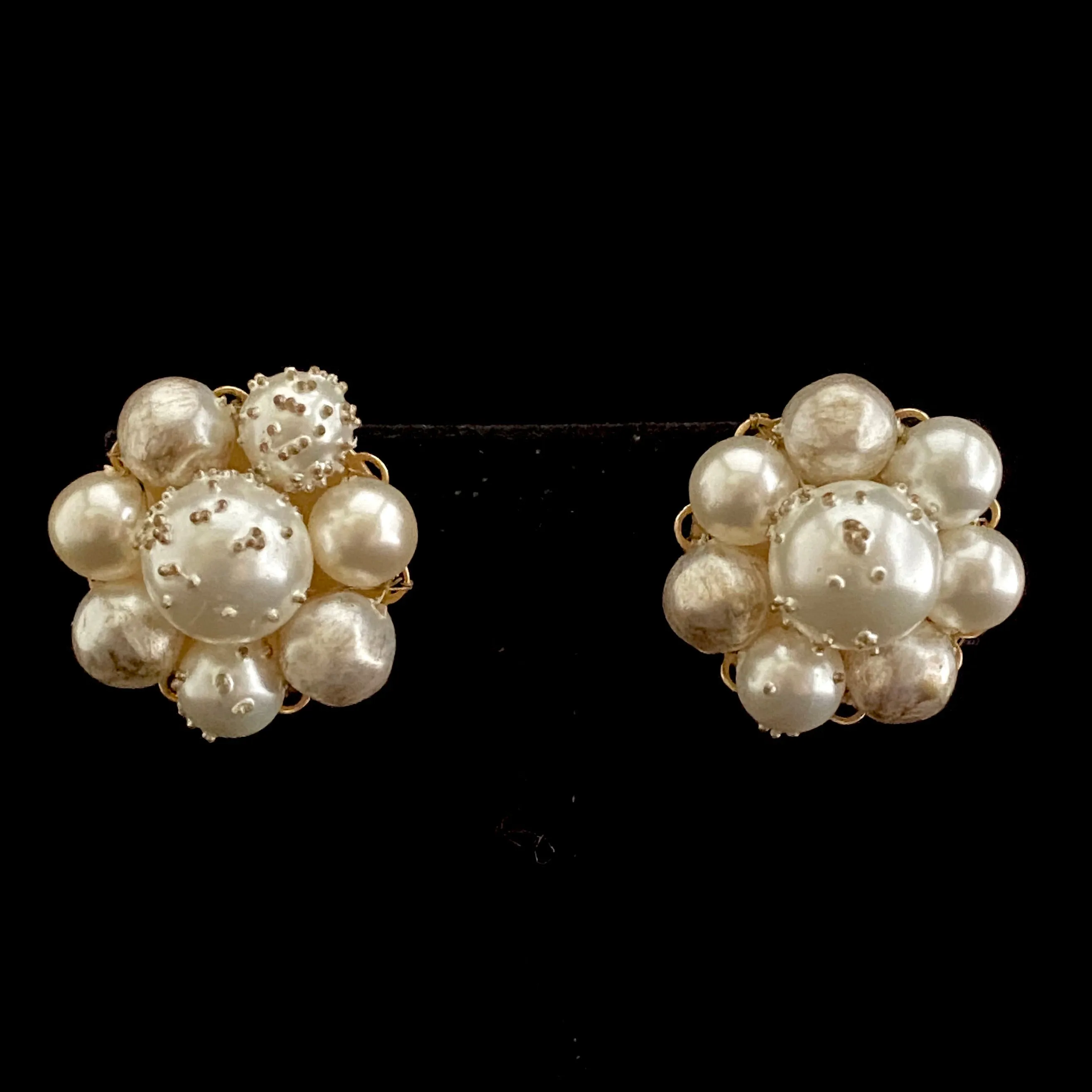 Late 50s/ Early 60s Marvella Faux Pearl Demi-Parure