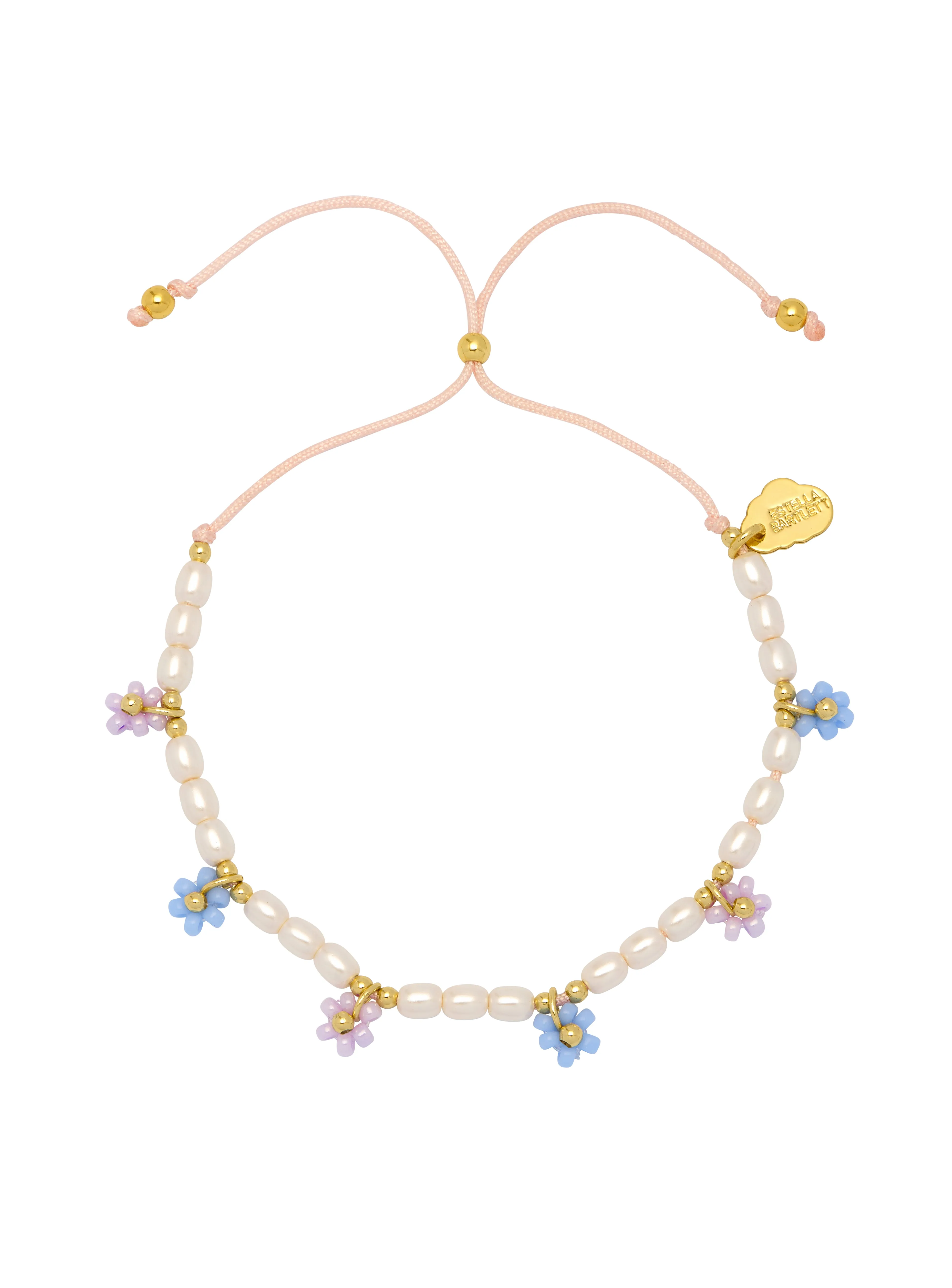 Louise Freshwater Pearl and Miyuki Flower Bracelet