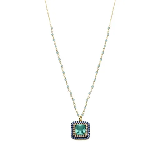 Luxender Necklace with Multicolour Zirconia