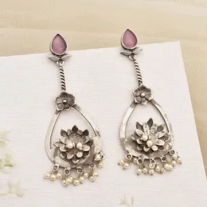 Madhavi Floral Dangler Earrings