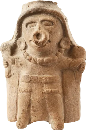 MAYAN TERRA COTTA FIGURE C.250-900 AD