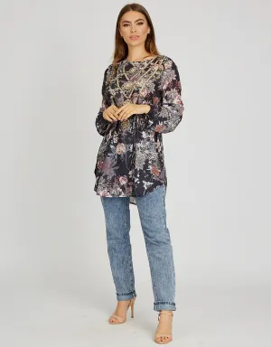 Maysa Beaded Loop Blouse