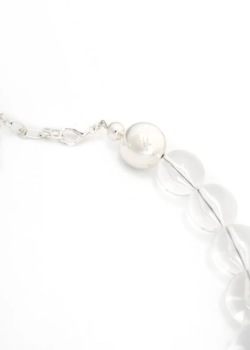 Merx - Clear Beaded Necklace