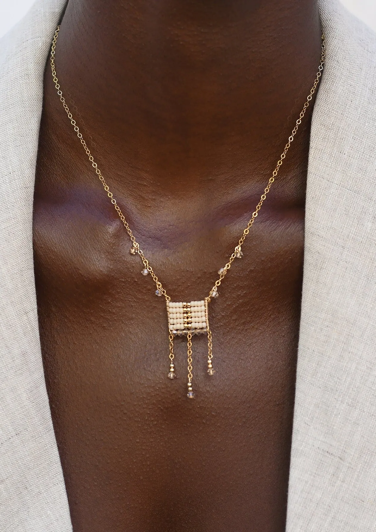 Mini Olakira Necklace  - PINK/GOLD/HONEY/ROSE GOLD