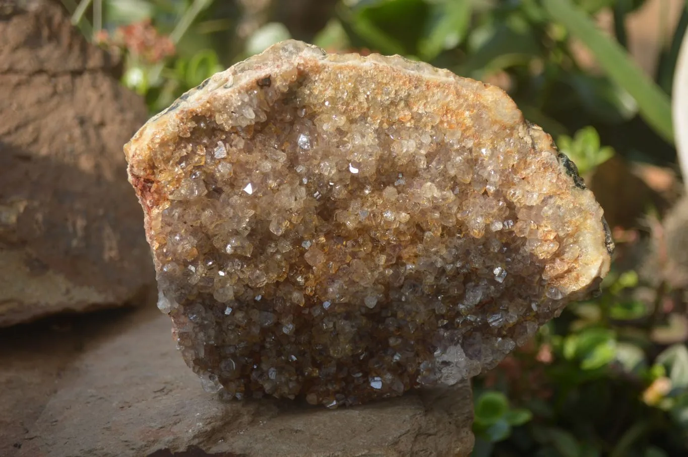 Natural Zululand Amethyst Geodes x 2 from Jozini, South Africa