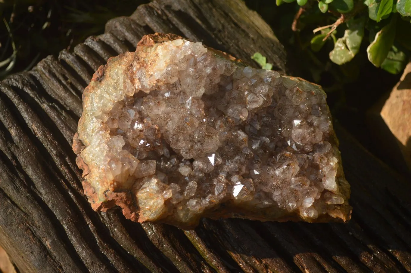 Natural Zululand Amethyst Geodes x 2 from Jozini, South Africa