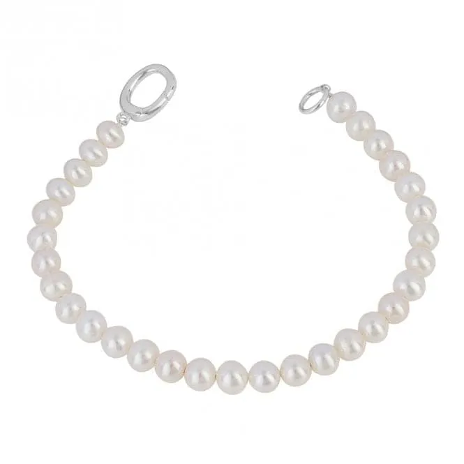 Pearl Charm Holder Catch Bracelet B5388W