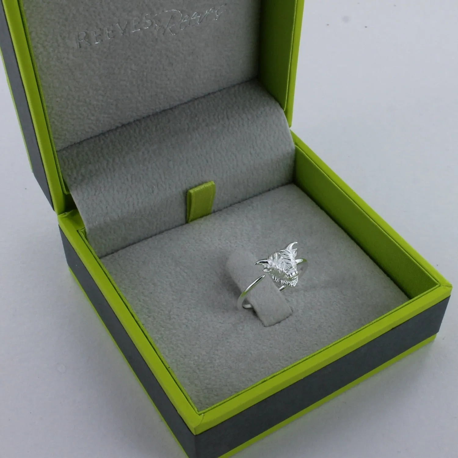 Sterling Silver Highland Cow Ring