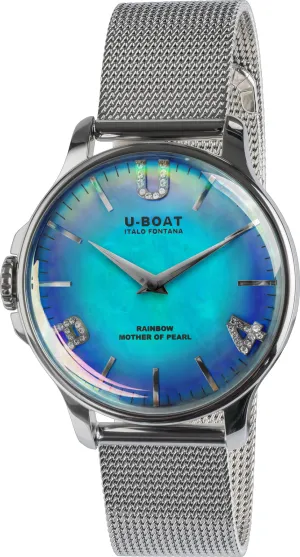 UB Watch Rainbow 38 Blue SS Bracelet D