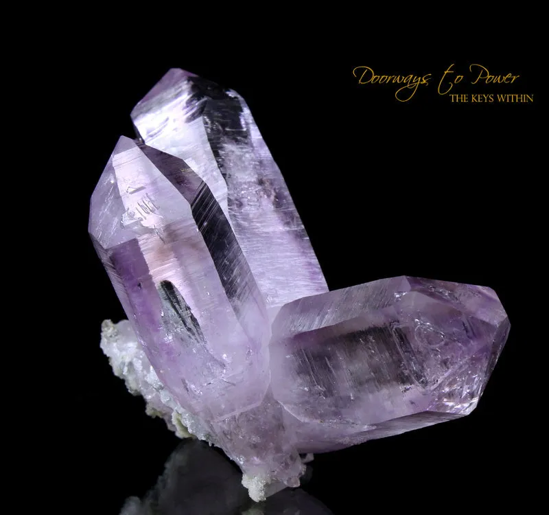 Vera Cruz Amethyst Twin Crystal Specimen 'Spirit Bird Flying'